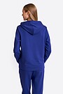 Cotton French terry hoodie with Modal 2 | BLUE | Audimas