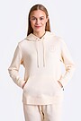 Cotton French terry hoodie with Modal 1 | Cream | Audimas