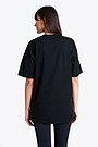 Short sleeves cotton T-shirt Invincible energy 2 | BLACK | Audimas