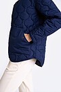 Short quilted transitional jacket 4 | BLUE | Audimas