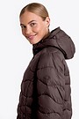 Coat with synthetic insulation 4 | BROWN | Audimas