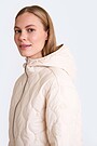 Short quilted transitional jacket 3 | Cream | Audimas