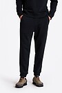 Cotton fleece sweatpants 2 | BLACK | Audimas