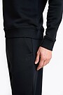 Cotton fleece sweatpants 4 | BLACK | Audimas