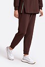 Cotton fleece sweatpants 2 | BROWN | Audimas