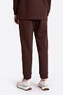 Cotton fleece sweatpants 3 | BROWN | Audimas