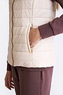 Light vest with Thermore insulation 4 | Cream | Audimas