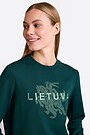 National collection sweatshirt LIETUVA 3 | GREEN | Audimas