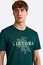 National collection cotton T-shirt LIETUVA 4 | GREEN | Audimas