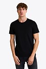 Cotton pique T-shirt 1 | BLACK | Audimas