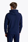 Cotton French terry full-zip hoodie 2 | BLUE | Audimas