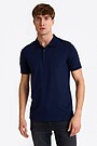 Pique polo shirt 1 | BLUE | Audimas