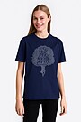 Short sleeves cotton T-shirt the strength of centuries 1 | BLUE | Audimas