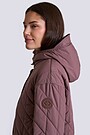 Light jacket with synthetic insulation 3 | BROWN | Audimas