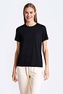 Peach touch synthetic T-shirt 1 | BLACK | Audimas