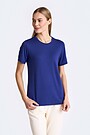 Peach touch synthetic T-shirt 1 | BLUE | Audimas