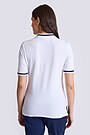 V-neck polo short sleeve 2 | WHITE | Audimas