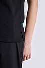 Relaxed fit cotton T-shirt 3 | BLACK | Audimas