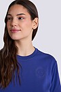 Relaxed fit cotton T-shirt 4 | BLUE | Audimas