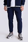 Pique texture tapered sweatpants 2 | BLUE | Audimas