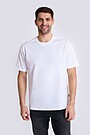 Relaxed fit cotton T-shirt 1 | WHITE | Audimas