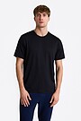 Peach touch synthetic T-shirt 1 | BLACK | Audimas