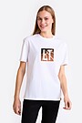 Short sleeves cotton T-shirt Lithuania - the kingdom of basketball 1 | WHITE | Audimas