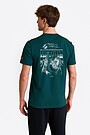 Short sleeves cotton T-shirt The power of basketball 1 | GREEN | Audimas