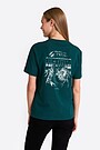 Short sleeves cotton T-shirt The power of basketball 1 | GREEN | Audimas