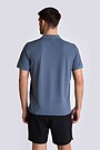 Synthetic short sleeve polo shirt 3 | GREY | Audimas