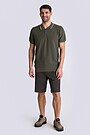 Knitted polo T-shirt 4 | GREEN | Audimas