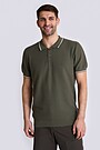 Knitted polo T-shirt 1 | GREEN | Audimas