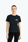 Short sleeves cotton T-shirt Infinity 1 | BLACK | Audimas