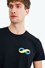 Short sleeves cotton T-shirt Infinity 2 | BLACK | Audimas