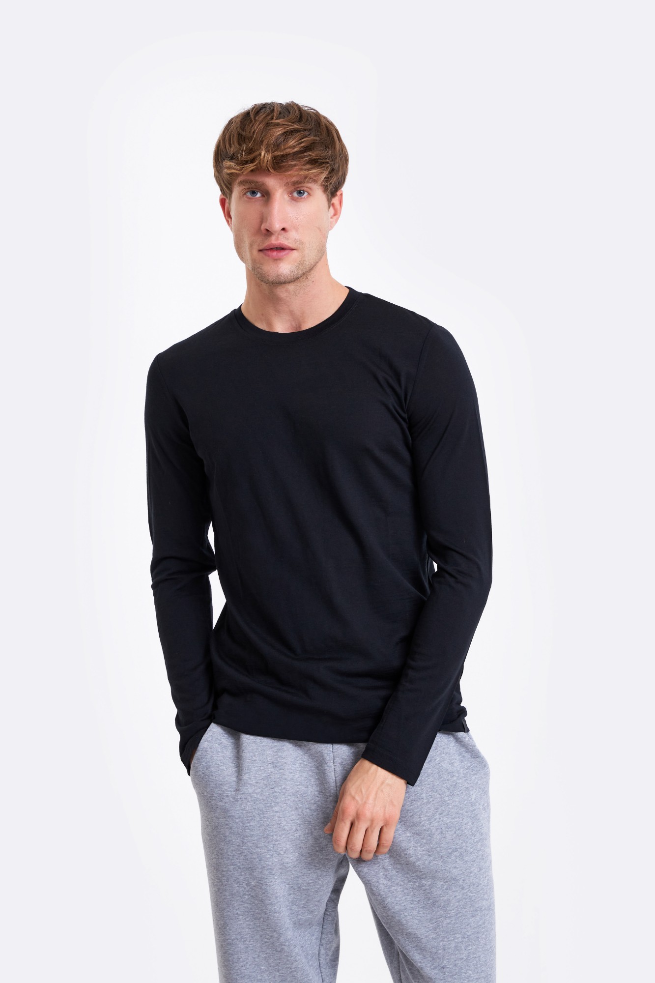 Merino wool long sleeve t-shirt | Audimas