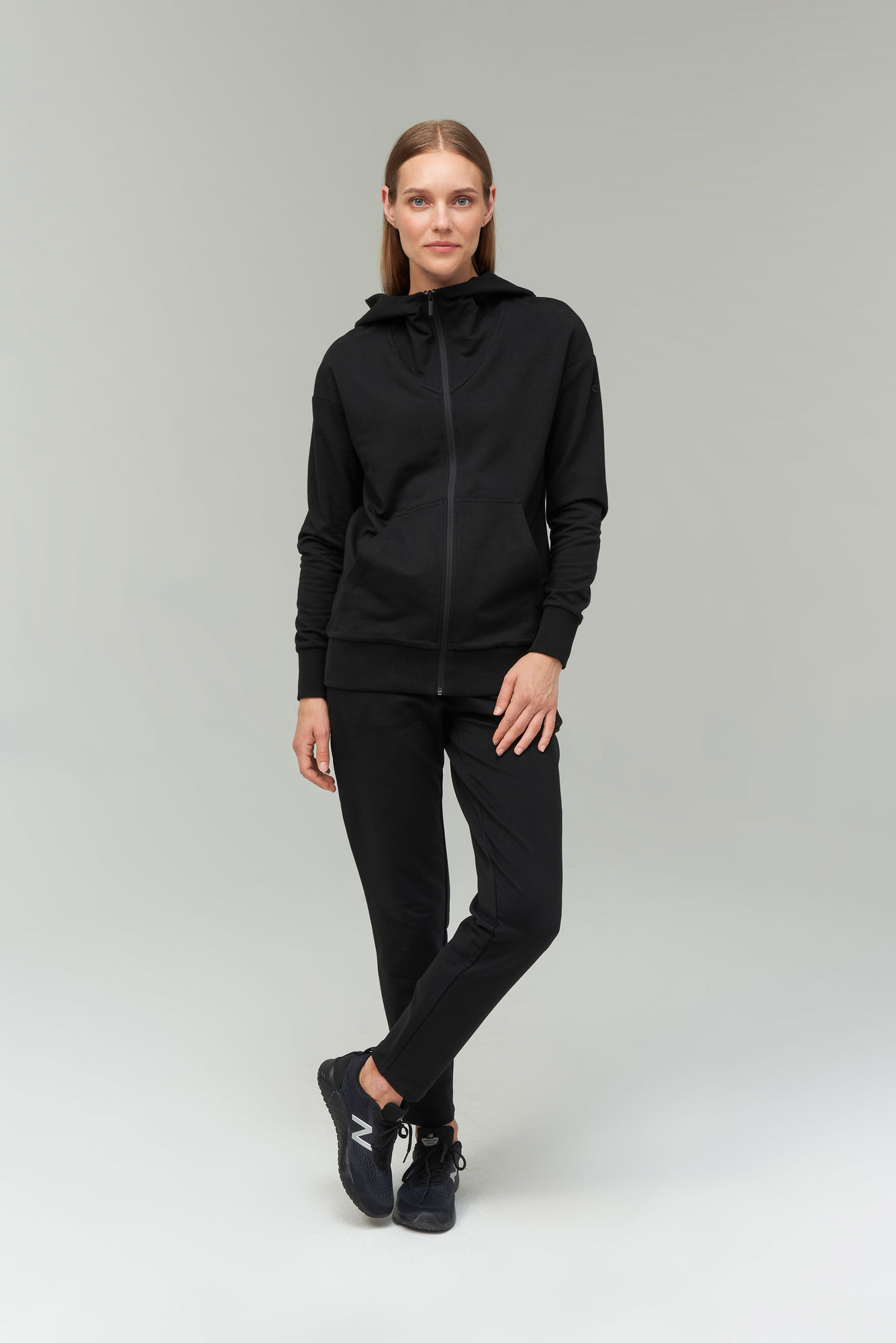 Soft touch modal zip-through hoodie | Audimas